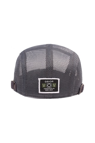 Erkekler İçin Yazlık Nefes Alabilen Ördek Ağızlı Güneşten Koruyucu Şapka Serin Tutan Açık Havada Kullanıma Uygun Gri