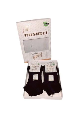 Mısırlı Gold Bambu Yarım Patik Erkek Çorap Dikişsiz 12'li