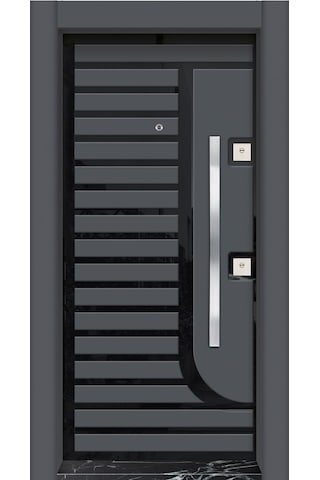 MONO ÇELİK KAPI  MN-1009 ANTRASİT SOL Çelik Kapı