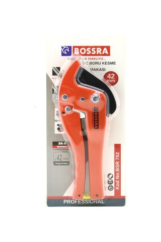 Bossra Bsr-702 Pvc Boru Kesme Makası - 42 Mm Turuncu