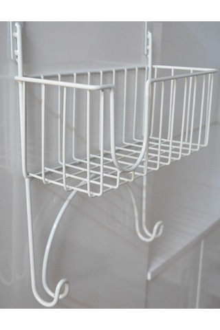 Kapı Arkası Ütü Ve Ütü Masası Askısı Ütü Düzenleyici Raf - Beyaz