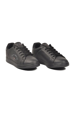 Walkway Siyah Füme Cilt Bağcıklı Hafif Unisex Sneaker Bst-1002 G Siyah - Füme