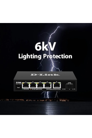 D-lınk Dms-f106ts 5+1 Port 10g Sfp+ Yönetilemez Swıtch
