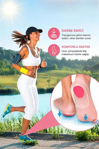 Ayak Ağrıları İçin Topukluk Tabanlık Ve Düz Taban Ark Desteği Topuk Dikeni Taban Ağrılarına Ve İçe Basma Düzeltici