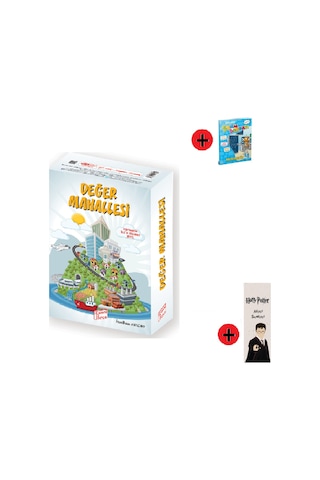 4. Sınıf Hikaye Kitabı Seti Gizemli Bahçe Yayınları Değer Mahallesi + 4. Sınıf Test Kitabı + Kişiye Özel İsimli Harry Potter Kitap Ayracı