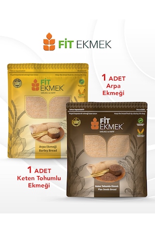 Fit Arpa Lavaş Ekmeği 300gr Ve Keten Tohumlu Lavaş Ekmeği 300gr