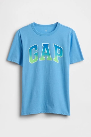 Gap Erkek Çocuk Logo Detaylı Mavi T-shirt-13562 Mavi