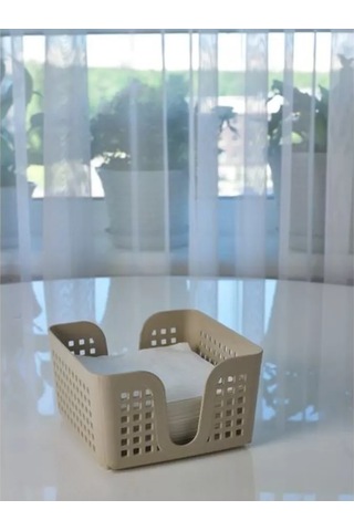 Vıolet Loft Peçetelik 15 Cm Kare Latte 236794697 Kahverengi-gri