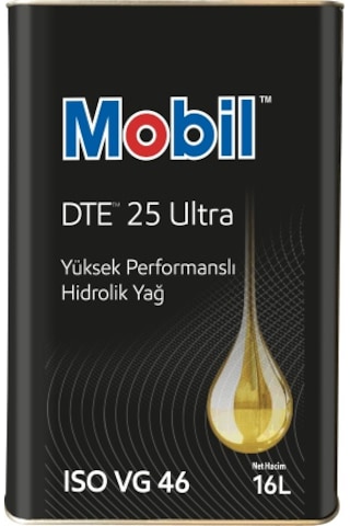 Mobil Dte 25 Iso Vg 46 Hidrolik Yağı 16 L