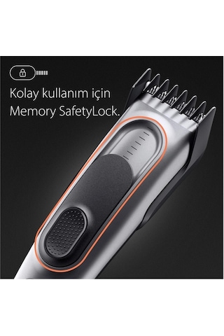 Braun Series 7 Hc7390, Erkekler İçin 17 Uzunluk Ayarına Sahip Saç Kesme Makinesi