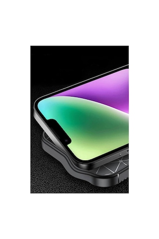 Apple iPhone Uyumlu 16e Kılıf Auto Focus Karbon Kapak - Siyah Evimdeyokyok
