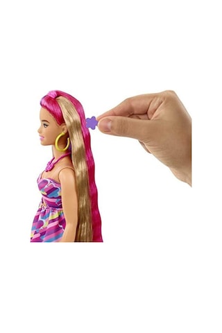 Barbie Tamamen Saç Bebek Kıvrımlı Fantezi Saç HCM89 Lisanslı Ürün