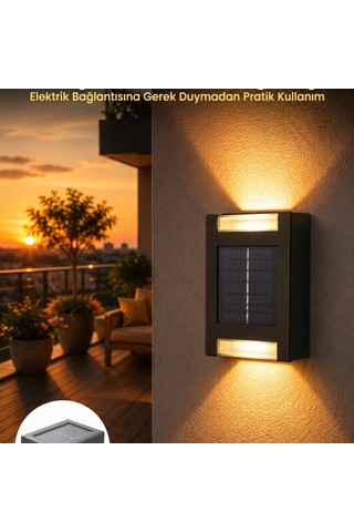 Dekorasyon Aplik Işık Güneş Enerjili Aydınlatma Dekoratif Aydınlatma Yeni Nesil Renkli
