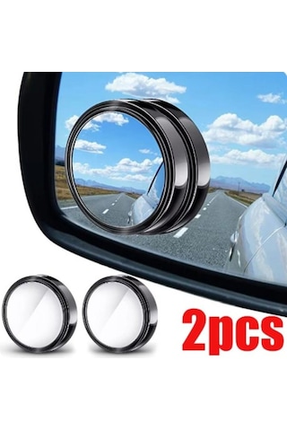 Maserati Bora Kör Nokta Aynası 2 Adet Yuvarlak Park Etme Aynası Oto Dikiz Arka Yan Görüş Araba Araç Güvenlik Ayna