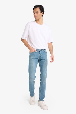 Defacto Pedro Slim Fit Dar Kalıp Normal Bel Dar Paça Jean Pantolon E3366ax26spnm29 Yeşil-nm29