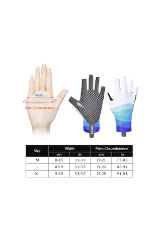 Artfulabode Yürüyüşü Yarım Sürüş Sürme Süper Spor Parmak Mekan Mavi Koruma Kaymaz İçin Güneş Esnek Eldivenleri Eldivenleri Eldivenler Dış Dağ Bisiklet Balıkçılık İt Mavi