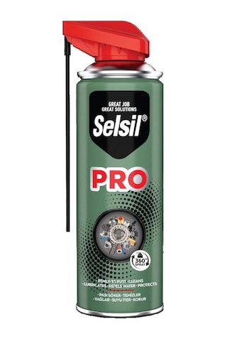 Selsil Pro Çok Amaçlı Bakım Ve Yağlama Spreyi Kobra Başlık 400 Ml.