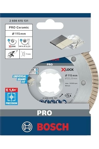 X-lock Aksesuarları, Disk, Gri, 115 Mm, 1 Adet