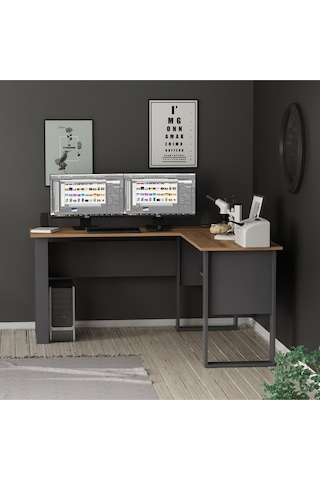 Randi Çalışma Masası Antrasit / Kemençe Antrasit - Kemençe