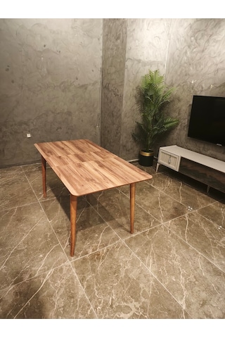Lima Açılır Mutfak Masası Ceviz 80x130/160 Kemençe Ceviz