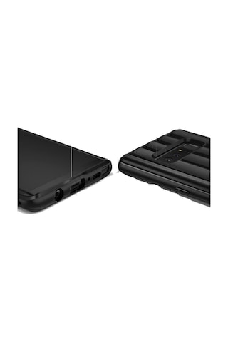 Ringke Flexs Pro Galaxy Note 8 İle Uyumlu Kılıf Black Titanyum Desen Metalik Tasarım Tpu Tam Koruma