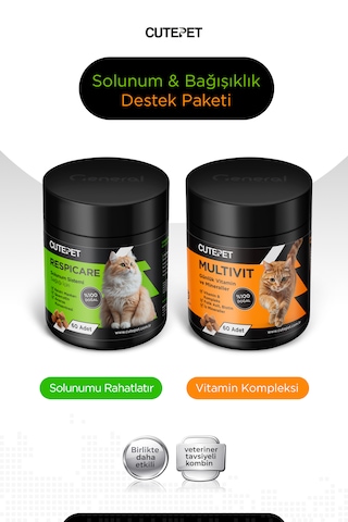 Kedi Solunum & Bağışıklık Destek Paketi