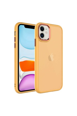 Apple Uyumlu iPhone 11 Buzlu Sert Pc Zore May Kapak
