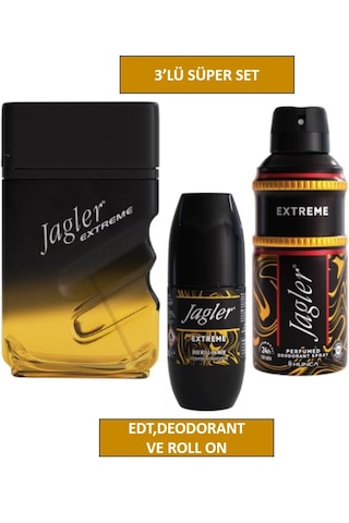 Extreme Erkek Edt 90 Ml+ Erkek Deodorant 150 Ml+ Roll-on Erkek Fresh