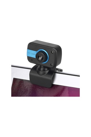Moveevo V5 Usb 2.0 Webcam, 640x480 Piksel, 30fps, Dahili Mikrofon, Manuel Odak, Pc/laptop İçin Siyah Abs Kamera