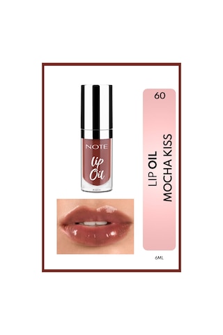 Note Cosmetique Lip Oil Nemlendirici ve Parlatıcı Dudak Bakım Yağı - 60 Mocha Kiss - Kahverengi