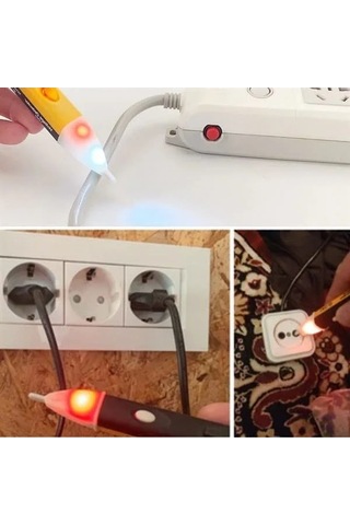 Temassız Işıklı Voltaj Test Cihazı