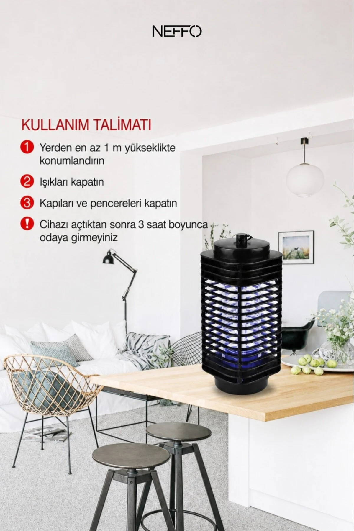 500v Elektrikli Uv Sivrisinek Ve Haşere Öldürücü Lamba Yüksek Güçlü Sinek Kovucu Cihaz Ev, Ofis, Bahçe Ve İş Yeri İçin