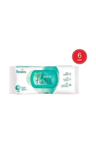 Prima Pampers Aqua Pure Islak Bebek Mendili 6 X 48'Li