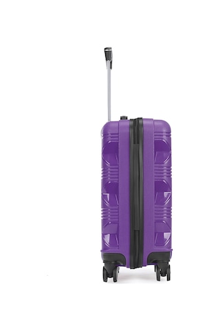 Wexta Wx-pp14 Sarmal Mor Kabin Boy Polipropılen Valiz Mor