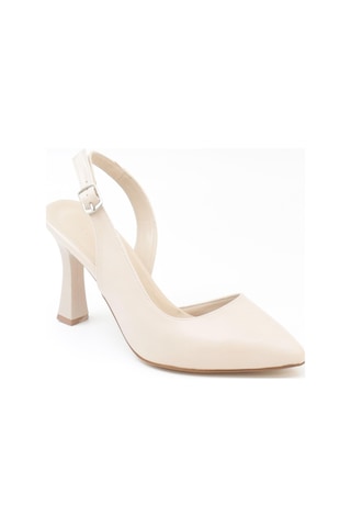 Nesilshoes Nesil Shoes Tam 181 Ten Topuklu Kadın Sandalet