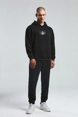 Kappa Benmanaj Erkek Beyaz Sweatshirt - Siyah Siyah