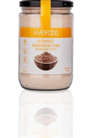 Wefood Glütensiz Vegan Katkısız Çiğ Karabuğday Unu 350 Gr