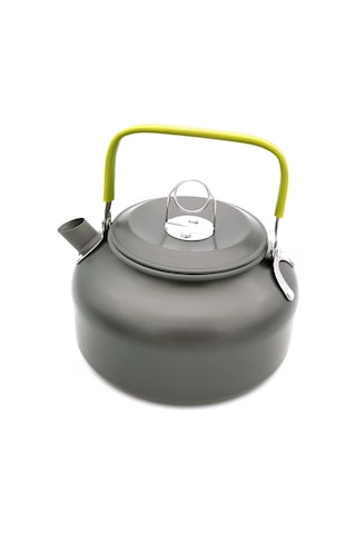 Maiyame 0.8l Alüminyum Çelik Kamp Çay/ Kahve Çayı, Hızlı Isıtma, Isı Yalıtımlı Kollü, Taşınabilir Outdoor Su Kaynakçısı Yeşil