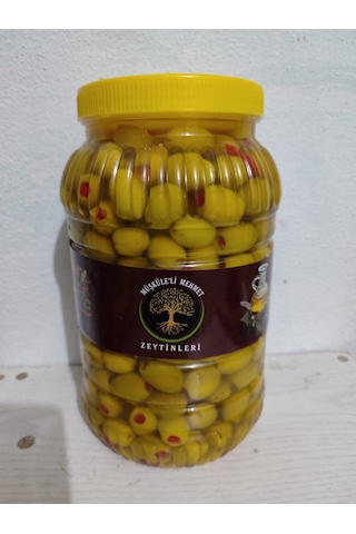 Müşküleli Mehmet Ev Yapımı Biberli Zeytin 2 KG