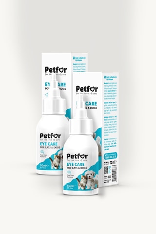 Kedi Ve Köpekler İçin Göz Bakım Damlası 50 Ml X2 Adet