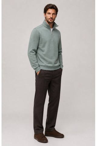 Redline Runi Basic Regular Fit Pamuklu Kışlık Sweatshirt Mint