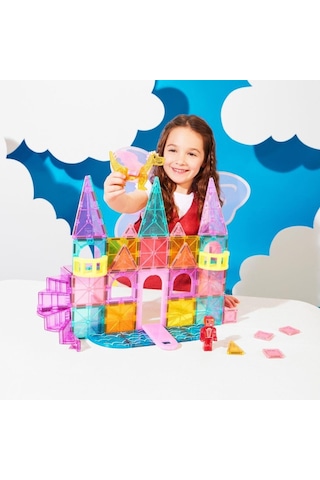 Magna-tiles Castle Dlx + Micromags - Prenses Şatosu 48 Parça