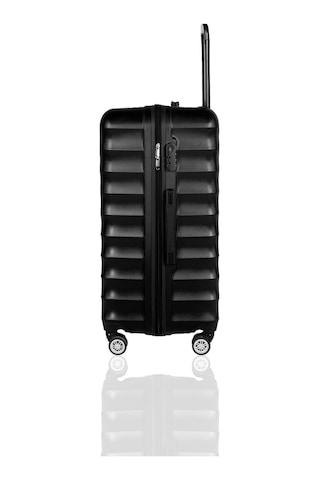 Polo&Sky Petek Model Siyah Renk Büyük Boy Valiz Bavul