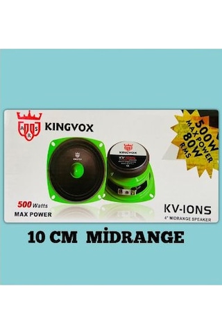 Kıngvox Kv-1010 10 Cm 500 W Midrange Takım