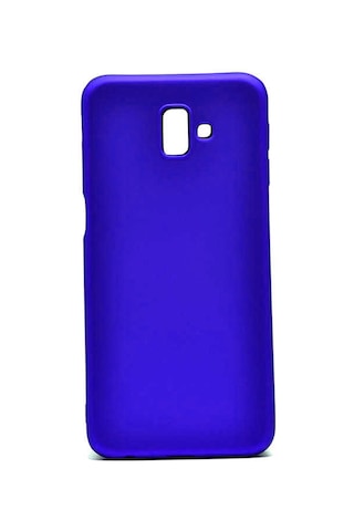 Samsung Uyumlu Galaxy J6 Plus Kılıf Zore Premier Silikon Kapak Saks Mavi