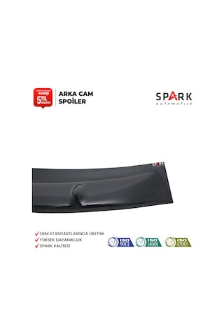 Toyata Corolla 2008-2013 Yıl Aralığı Uyumlu Arka Cam Spoyler