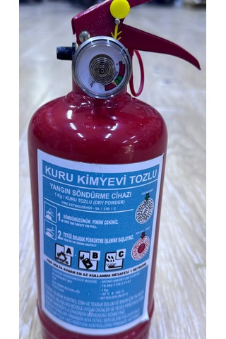 Kuru Kimyevi Tozlu 1 Kg Yangın Söndürücü