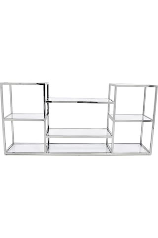 Janet Paslanmaz Metal Dresuar Gümüş