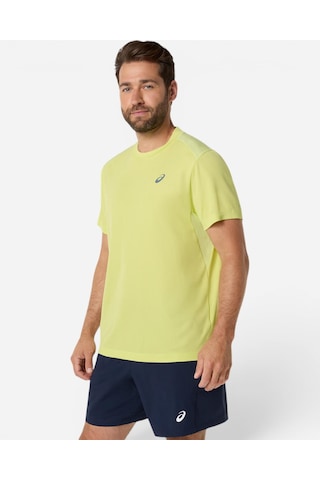 Asics Court Ss Top Erkek Sarı Kısa Kollu Tshirt 2041a339-302