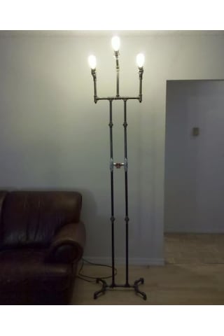 Dekoratif Salona Borudan Aydınlatma Lambader